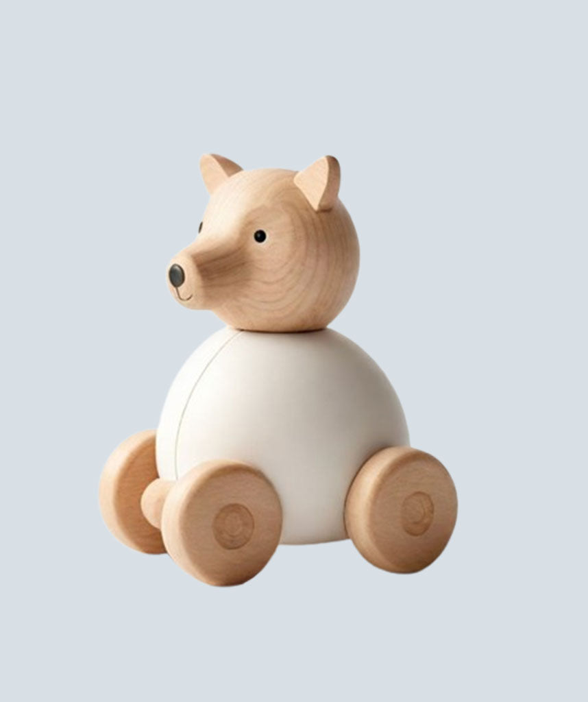 Wood Bear Baby Toy